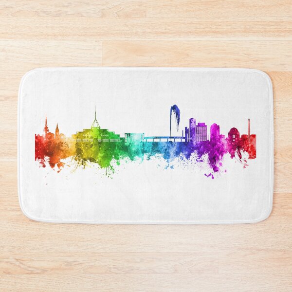 Item preview, Canberra Australia Skyline designed and sold by ArtPrints.