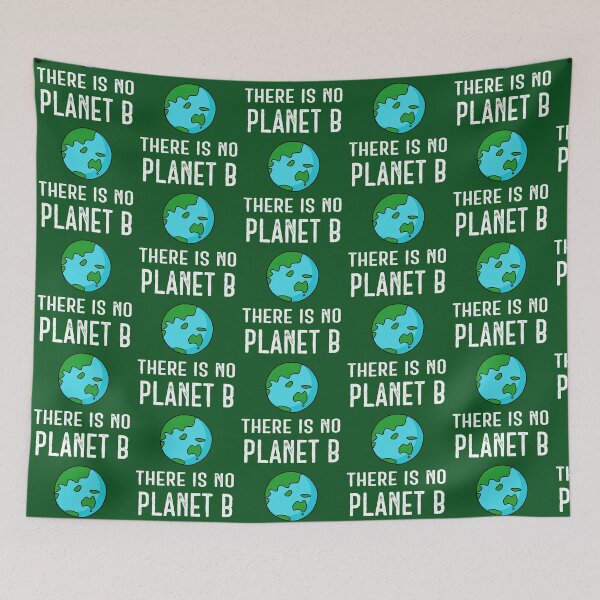 Item preview, There Is No Planet B (Vivid) – White on Dark Green designed and sold by ImperfectLife.