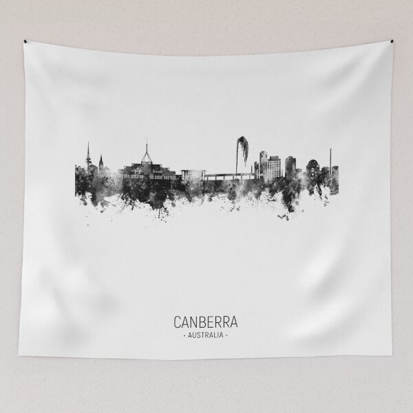 Item preview, Canberra Australia Skyline designed and sold by ArtPrints.