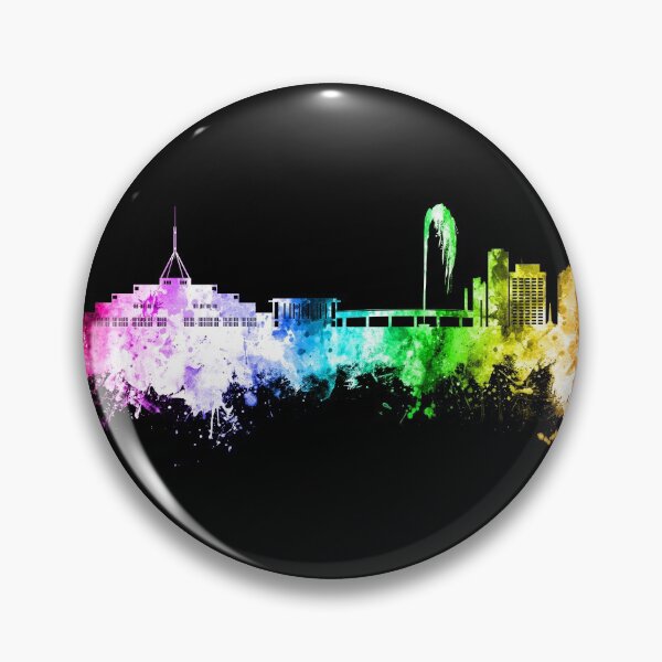 Item preview, Canberra Australia Skyline designed and sold by ArtPrints.