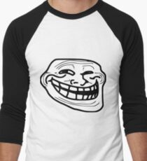 Troll Face Meme Men's Baseball ¾ T-Shirt