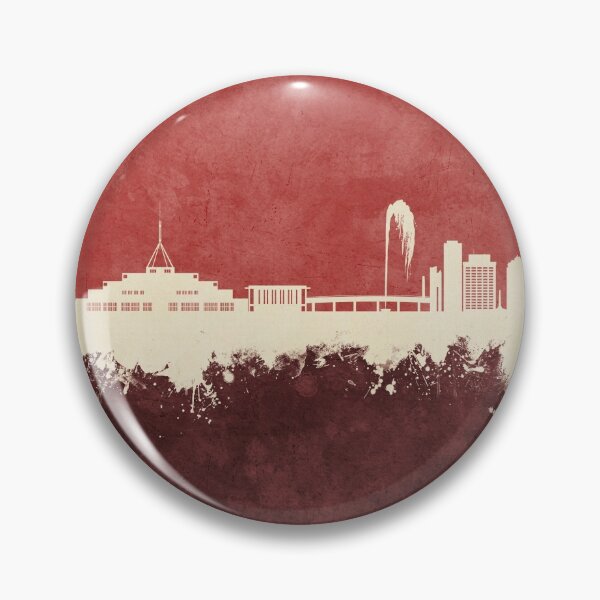 Item preview, Canberra Australia Skyline designed and sold by ArtPrints.