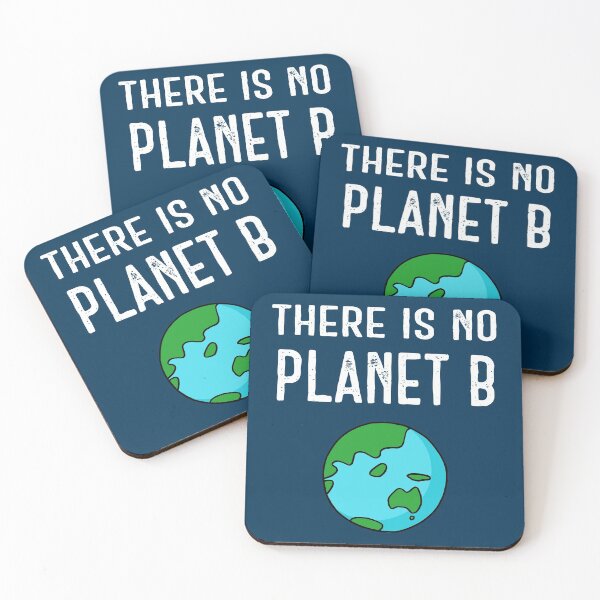 Item preview, There Is No Planet B (Vivid) – White on Dark Blue designed and sold by ImperfectLife.