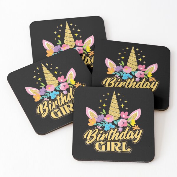 Item preview, Birthday Girl Unicorn designed and sold by Hananiah Merch.