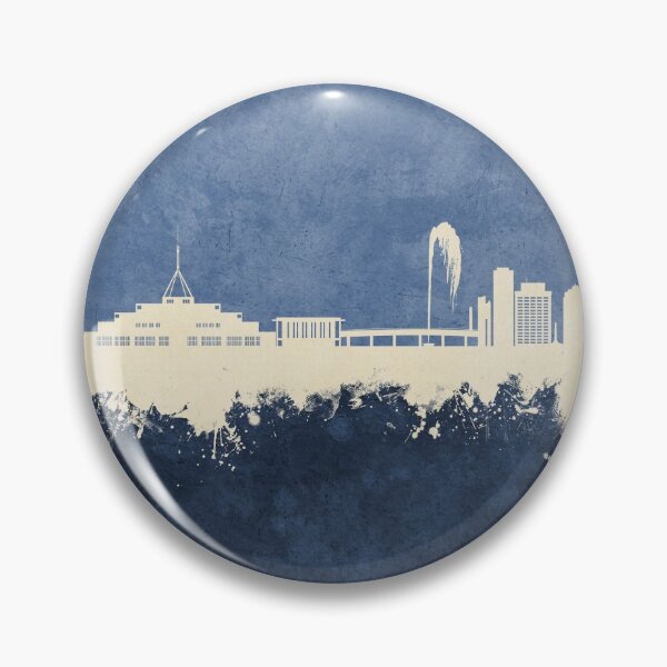 Item preview, Canberra Australia Skyline designed and sold by ArtPrints.