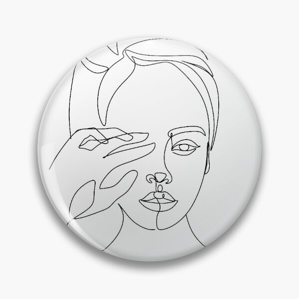 Item preview, Bathroom Line Drawing, Minimal Bathroom Art, Minimalist Face Print, Bath Art Printable, Washroom Art, Woman And Towel Print, Woman Head Art designed and sold by OneLinePrint.