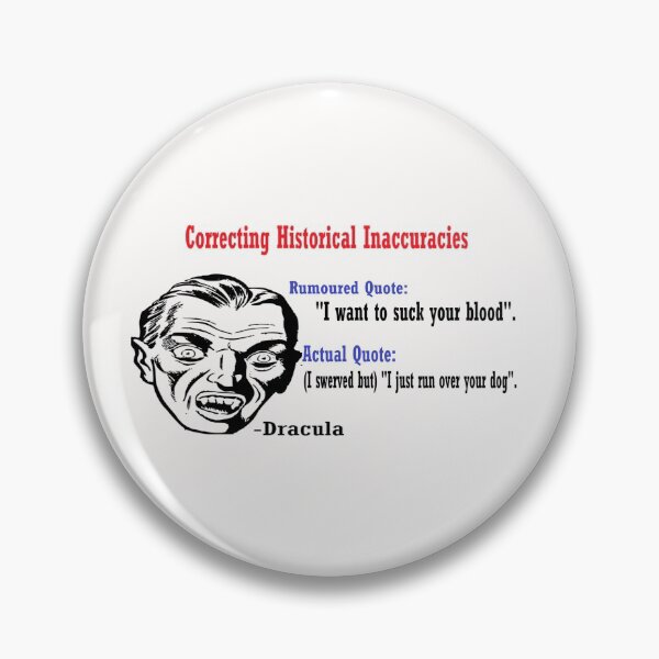 Item preview, Dracula ran over your dog designed and sold by PillowPuns.