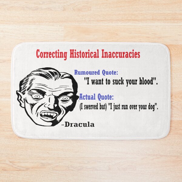 Item preview, Dracula ran over your dog designed and sold by PillowPuns.