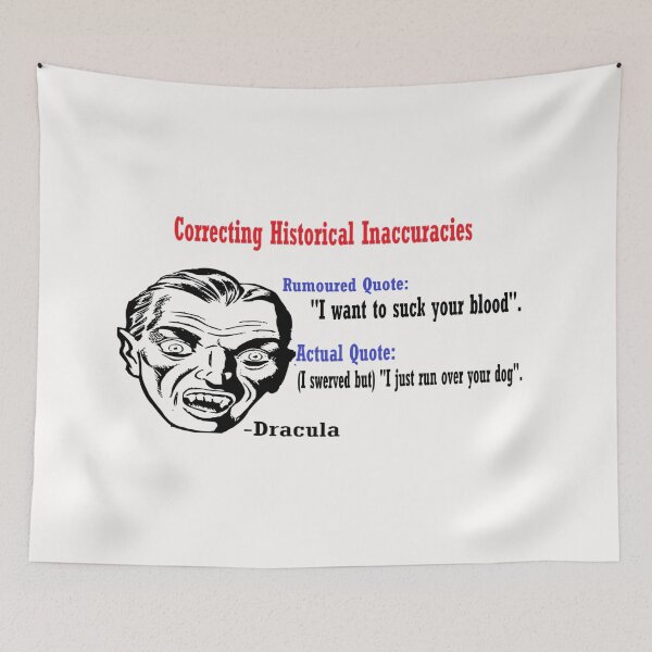 Item preview, Dracula ran over your dog designed and sold by PillowPuns.