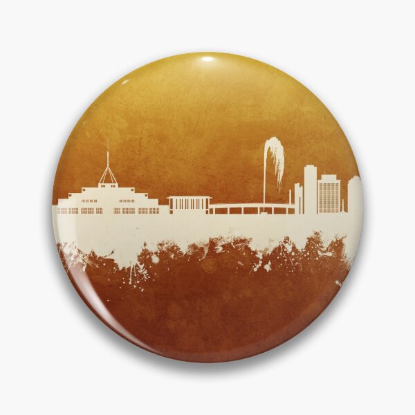Item preview, Canberra Australia Skyline designed and sold by ArtPrints.