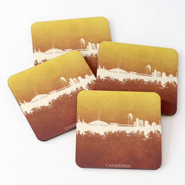 Item preview, Canberra Australia Skyline designed and sold by ArtPrints.