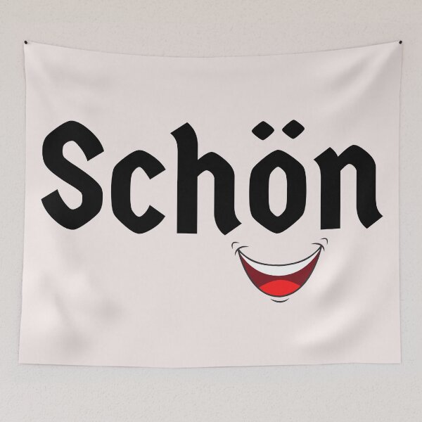 Item preview, Schön Beautiful German Language Girlfriend Wife Smiley designed and sold by Time4German.