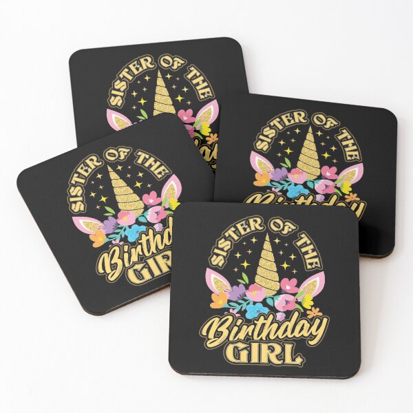 Item preview, Sister of the Birthday Girl Unicorn designed and sold by Hananiah Merch.
