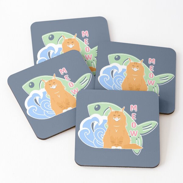 Item preview, Maine Coon Meow designed and sold by lulululupaint.