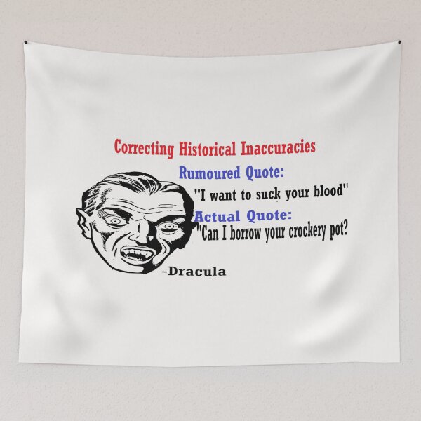 Item preview, Dracula wants to borrow your crockery pot designed and sold by PillowPuns.