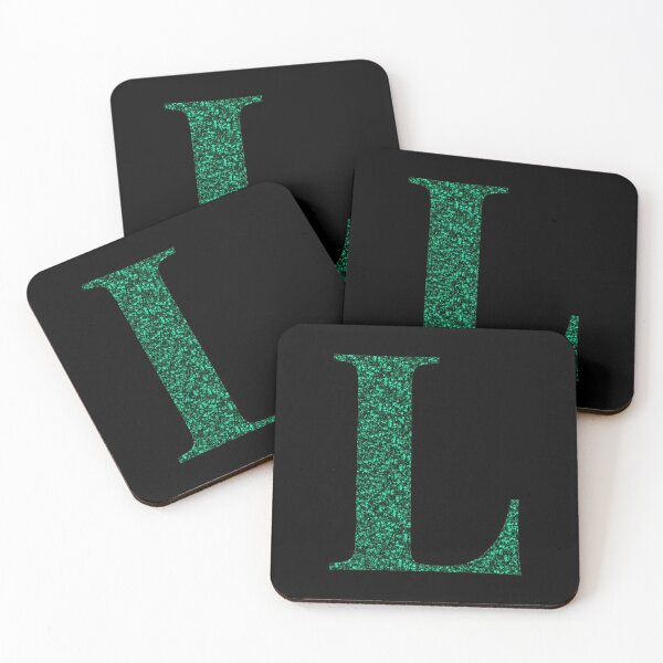 Item preview, Letter L Emerald Dark Green Glitter Effect Alphabet designed and sold by Sour Soul.