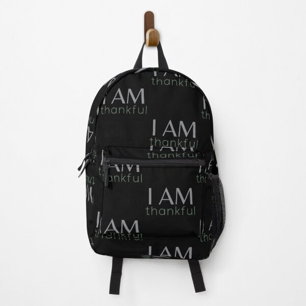 Item preview, I AM Thankful Motivational Inspirational Christian Statement designed and sold by DandelionSeeds.