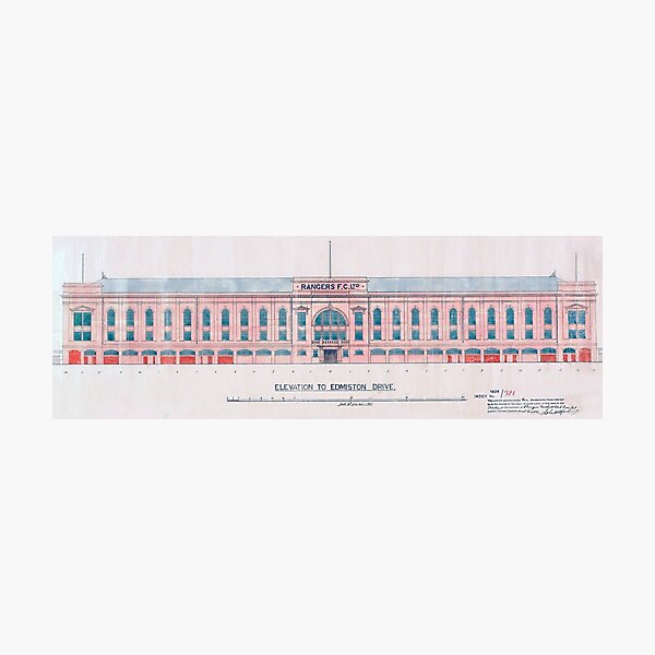 Archies main stand panorama print 3 to 1 ratio Photographic Print