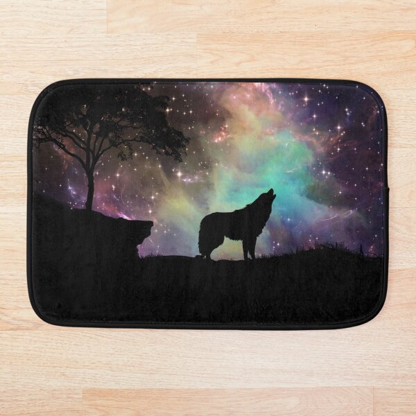 Artikelvorschau, Wolf unter dem Sternenhimmel entworfen und verkauft von Dede163.