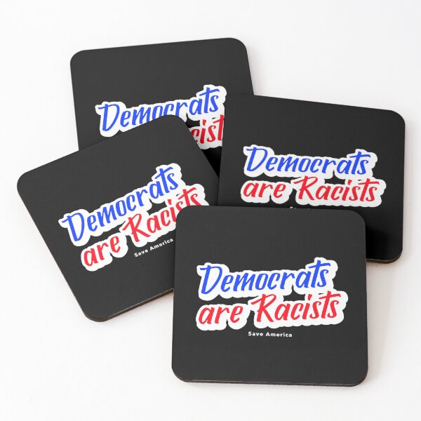 Item preview, Democrats are Racists designed and sold by 89129graphics.