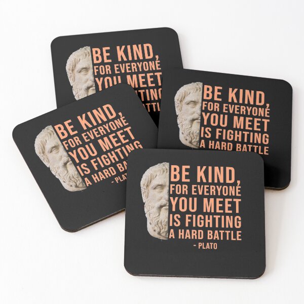 Item preview, Be Kind - Plato Philosophy Quote designed and sold by Jamiecsmith1986.