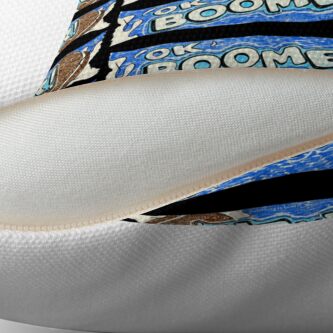 Alternate view of OK Boomer (Black) Throw Pillow