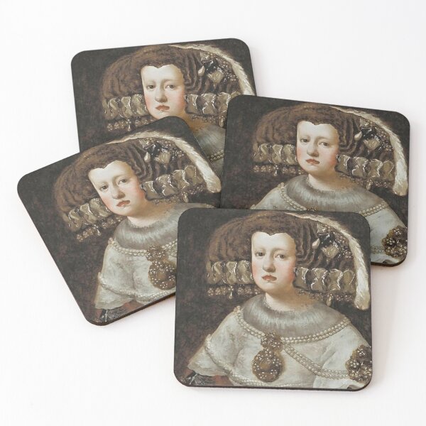 Item preview, Retrato de la Reina Mariana de Austria by Diego Velázquez designed and sold by Vintage Designs +.