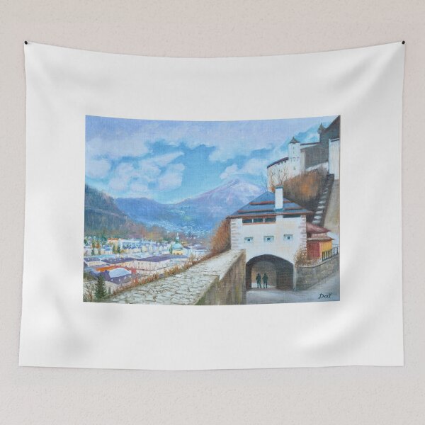 Item preview, Hohensalzburg Fortress Gate, Salzburg, Austria designed and sold by Dai Wynn Fine Art.