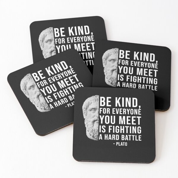 Item preview, Be Kind - Plato Philosophical Quote designed and sold by Jamiecsmith1986.
