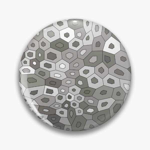 Item preview, Shades of gray hexagon geometric pattern designed and sold by natalyon.