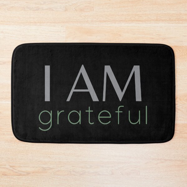 Item preview, I AM Grateful Motivational Inspirational Christian Statement designed and sold by DandelionSeeds.