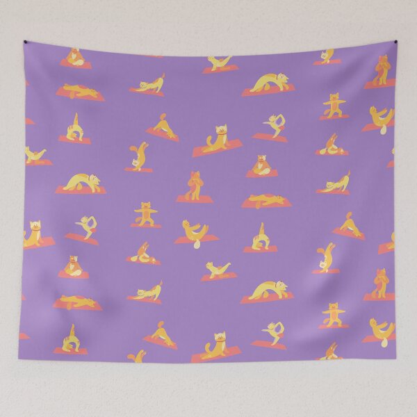 Item preview, Yoga cat designed and sold by stuff-n-stuff.