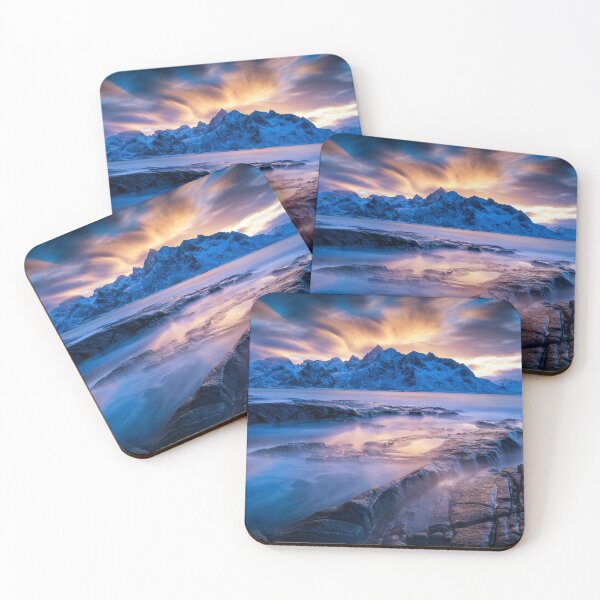 Item preview, Sunset Sky over Flakstad, Lofoten Islands, Norway designed and sold by Tom  Mackie.