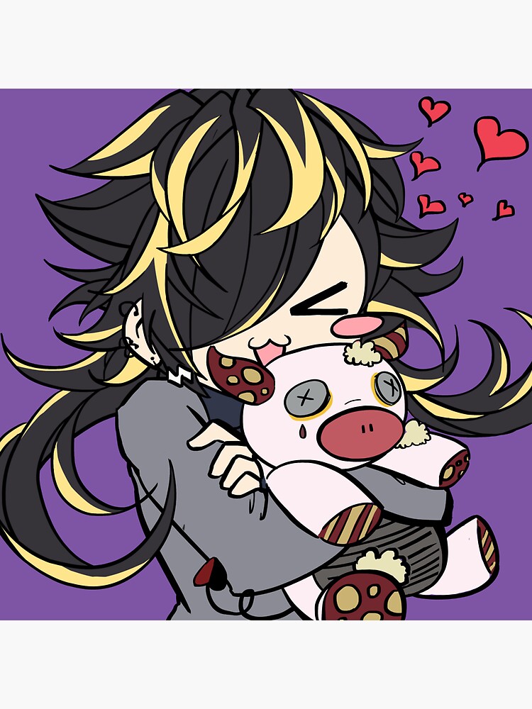 HYPNOSIS MICROPHONE JYUSHI AIMONO ステッカー Jyushi & Amanda (Hypnosis Microphone)
