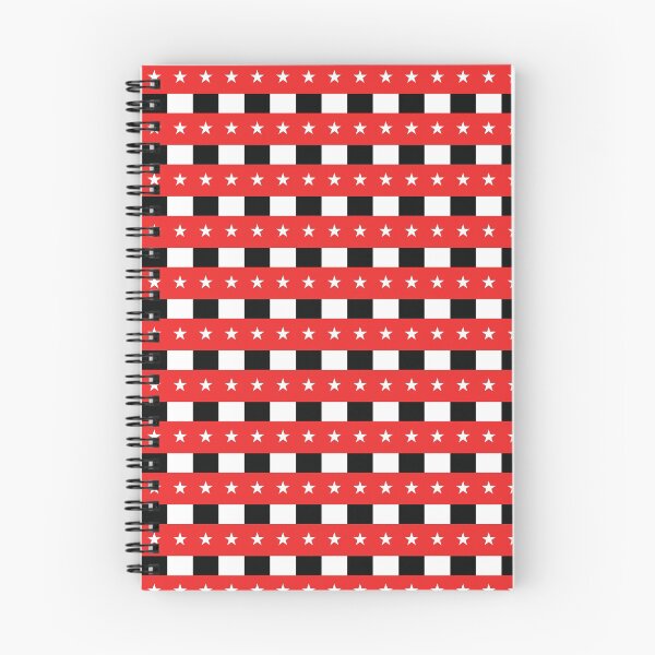 Item preview, Red Start Black and White Pattern designed and sold by zcabask.