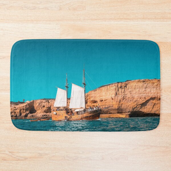 Item preview, Colorful Coastal Sailing on an Old Wooden Tall Ship designed and sold by Georgia Mizuleva.