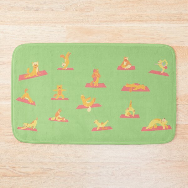 Item preview, Yoga cat designed and sold by stuff-n-stuff.