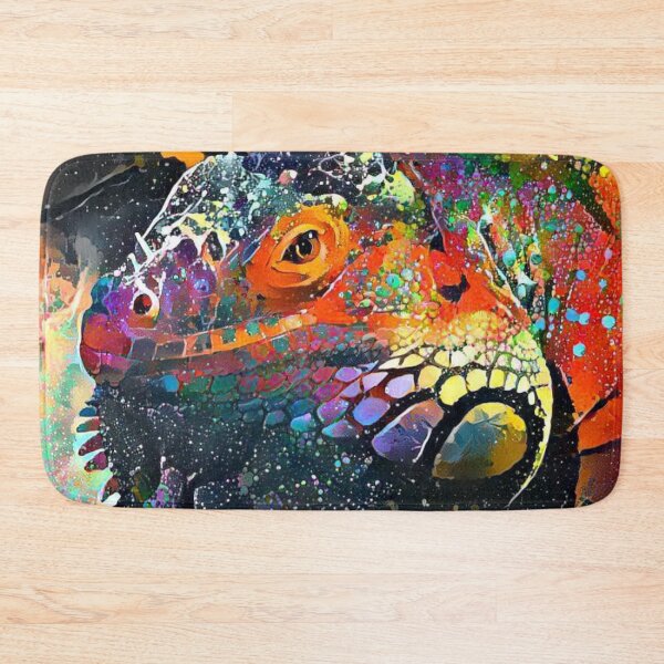 Item preview, Painted iguana  designed and sold by StudioCorvid.