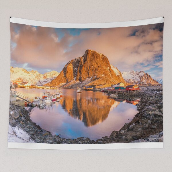 Item preview, Hamnoy Harbour, Lofoten Islands, Norway designed and sold by Tom  Mackie.
