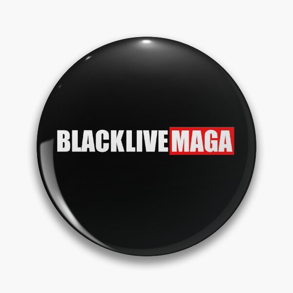 Item preview, Black live maga logo tee-shirts and masks designed and sold by wiggy38.