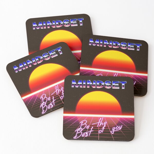Item preview, Mindset 80s retrowave poster designed and sold by Retroperks.