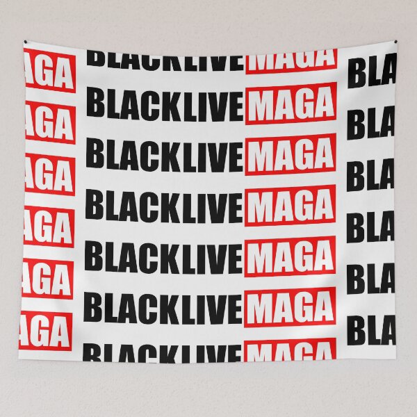 Item preview, Black live maga logo designed and sold by wiggy38.