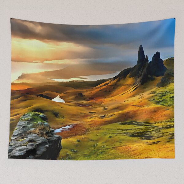 Item preview, Old Man of storr (Painting) designed and sold by cmphotographs.