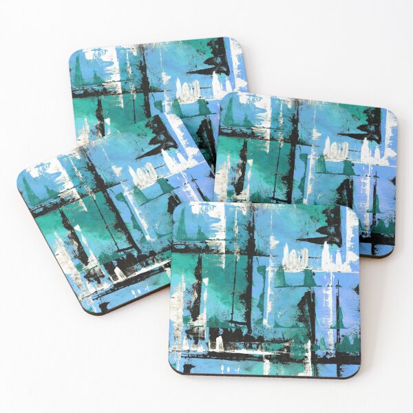 Item preview, Blue abstract design designed and sold by Mandala & More.