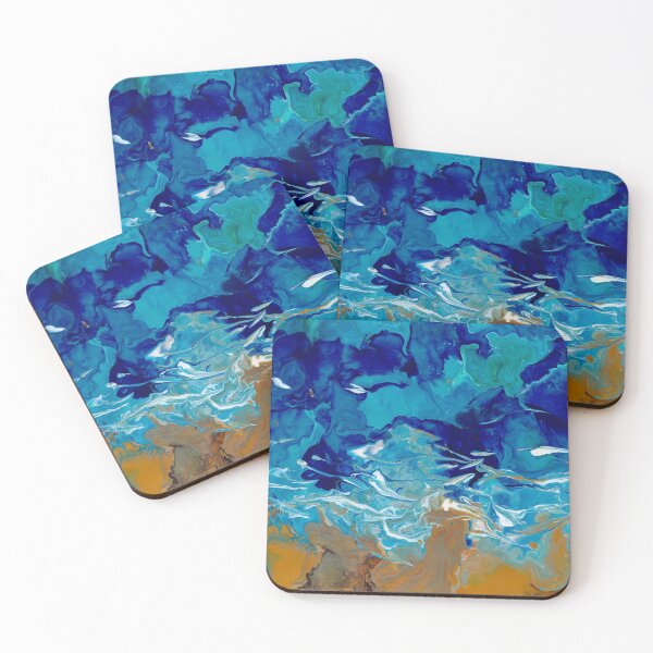 Item preview, Acrylic Pour Ocean designed and sold by Charlene's Art.