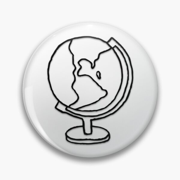 Item preview, Simple globe doodle designed and sold by Roisin678.