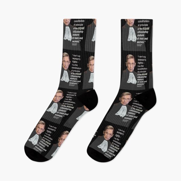 Item preview, Ruth Bader Ginsburg portrait - Women's Rights Ruth Bader Ginsburg quote - Feminist quote. designed and sold by FanitsaArt.