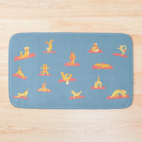 Item preview, Yoga cat designed and sold by stuff-n-stuff.