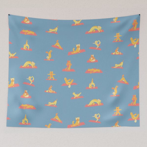 Item preview, Yoga cat designed and sold by stuff-n-stuff.