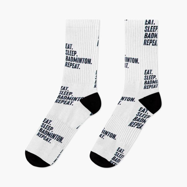 Item preview, Eat Sleep Badminton Repeat designed and sold by The Little Wood Cottage.
